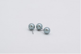 Πέρλα Pin 10mm 50τεμ. Grey Blue MI1622-10-H6