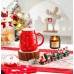 Κούπα χριστουγεννιάτικη με καπάκι χιονόμπαλα CD22-2228022R