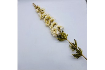 ΤΕΧΝΗΤΟ ΑΝΘΟΣ DREAM DELPHINIUM GOLDEN STEM 102CM CREAM AF-24283CRM