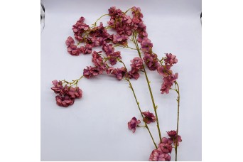 ΤΕΧΝΗΤΟ ΚΛΑΔΙ KOREAN CHERRY BLOSSOM ΚΡΕΜΑΣΤΟ 140CM DUSTY PINK AF-24293DP