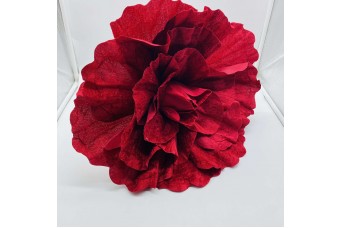 GIANT ROSE 48CM VELVET BORDEAUX AF-R48BDX