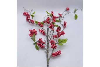 ΤΕΧΝΗΤΟ ΚΛΑΔΙ STEM MISTLETOE 93CM PEARL PINK AF-222311-3