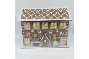 ADVENT CALENDAR ΣΠΙΤΑΚΙ/ΜΠΙΣΚΟΤΟΥΛΗΣ 32.5*17*27CM CD-AC-C01369