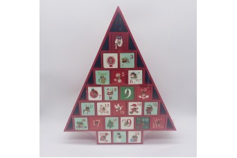 ADVENT CALENDAR ΔΕΝΤΡΟ/ΣΥΡΤΑΡΑΚΙΑ 32.4*5.9*38cm CD-AC-Y01109