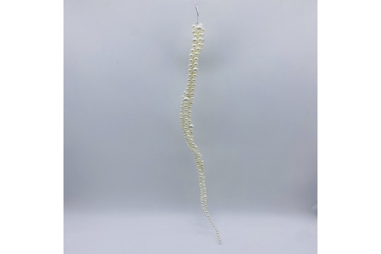 ΣΤΟΛΙΔΙ ΣΤΑΛΑΚΤΙΤΗΣ 40cm WHITE PEARLS CD-CB-15536-2