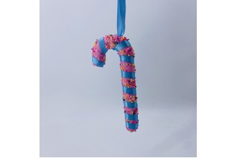 FOAM CANDY CANE 7*17CM PINK CD-FC-25766P