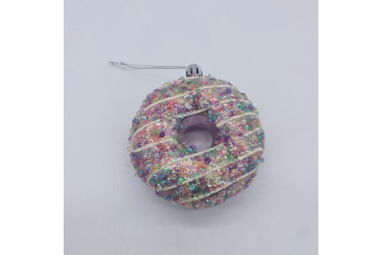 ΣΤΟΛΙΔΙ ΑΘΡΑΥΣΤΟ DONUT 8*4*10CM PINK CD-O-21055PNK