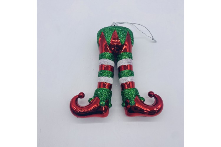 ΣΤΟΛΙΔΙ ΑΘΡΑΥΣΤΟ ELF'S LEGS 11*3.5*12CM RED/GREEN CD-O-21558GRN