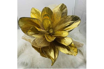 GIANT MANGOLIA D.50*H.40CM ΒΕΛΟΥΔΙΝΗ GOLD CD21-MG2018-102