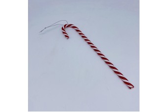 CANDY CANE ΜΠΑΣΤΟΥΝΑΚΙ 22CM RED/WHITE CD23-LH22016