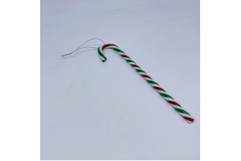 CANDY CANE ΜΠΑΣΤΟΥΝΑΚΙ  22CM RED/WHITE/GREEN CD23-LH22017