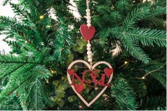 Χριστουγεννιάτικη Κρεμαστή Καρδιά "Noel" CD142105