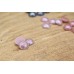 Κεραμικές Χάντρες Μισές 8mm 50τεμ Ροζ BD-7912-012