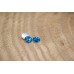 Χάντρα Κρυστάλλινη Μισή Μπλε 100τεμ. BD6-1694-009-100
