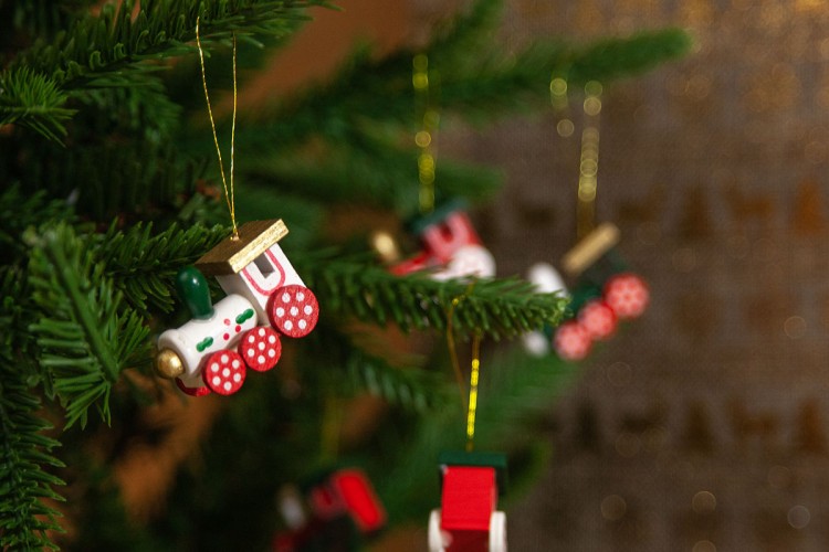 Ξύλινα Τρενάκια Μινιατούρες 4cm 6τμχ CD19-0860