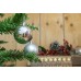 Χριστουγεννιάτικες Μπάλες 5cm Ασημένιο 12τμχ CD5-1330-2