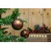 Χριστουγεννιάτικες Μπάλες 5cm Καφέ 12τμχ CD5-1330-3