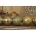 Χριστουγεννιάτικες Μπάλες 6cm Χρυσό 8τμχ CD6-1329-1