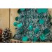 Δέντρο Tinsel Κυκλάκια 48cm Πετρόλ CD48-6655-1