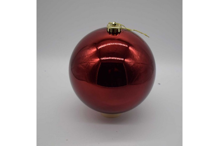 15cm Χριστουγεννιάτικη Μπάλα Oxblood CD21-1501-05