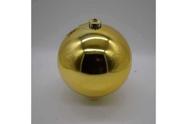 15cm Χριστουγεννιάτικη Μπάλα Light Gold CD21-1501-15