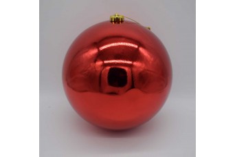 20cm Χριστουγεννιάτικη Μπάλα Christmas Red CD21-2001-04