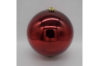 20cm Χριστουγεννιάτικη Μπάλα Oxblood CD21-2001-05