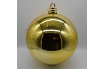 30cm Χριστουγεννιάτικη Μπάλα Light Gold CD21-3001-15