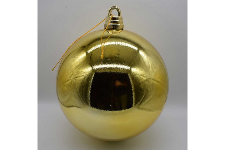 30cm Χριστουγεννιάτικη Μπάλα Light Gold CD21-3001-15