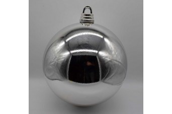 30cm Χριστουγεννιάτικη Μπάλα Silver CD21-3001-21