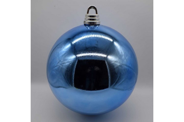 30cm Χριστουγεννιάτικη Μπάλα Misty Blue CD21-3001-24