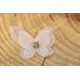 Πεταλούδες Strass Λευκές 10τμχ FI-8818-1