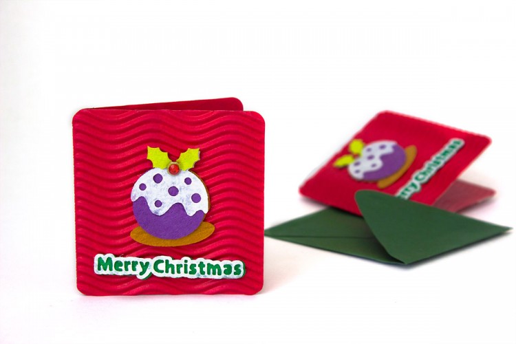 Χριστουγεννιάτικη Κάρτα Cupcake PI9631-6