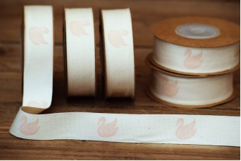 Κορδέλα Βασιλικός Κύκνος Ροζ 20mm x 10yd RB0711-2