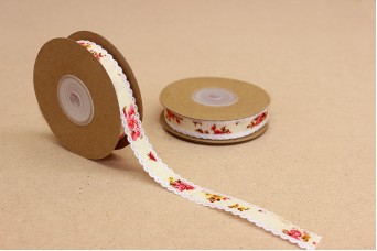 Κορδέλα Floral 15mm x 10yd JL002I