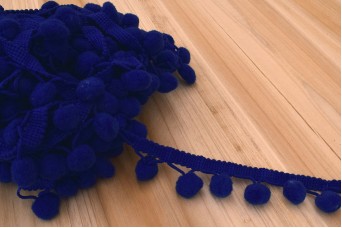 Τρέσσα Pom Poms 15mm Μπλέ RB8852-23