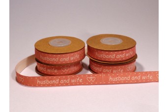 Κορδέλα Husband and Wife 15mm x 10yd RB9031-28