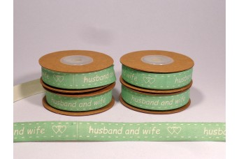 Κορδέλα Husband and Wife 15mm x 10yd RB9031-30