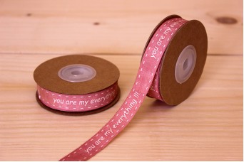 Κορδέλα You Are my Everything 15mm x 10yd RB9031-34