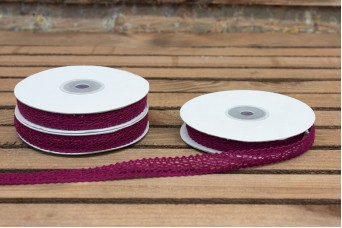 Δαντέλα Παραδοσιακή Μπορντώ 13mm x 10yd T367/1BX