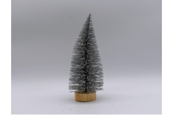 Χριστουγεννιάτικο Δέντρο Mini/Γραφείου 20cm Ασημί