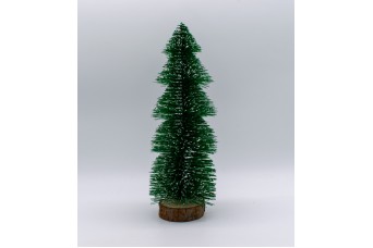 Χριστουγεννιάτικο Δέντρο Mini/Γραφείου Έλατο 30cm Χιονισμένο Πράσινο