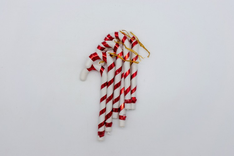 Lollipops(γλειφιτζούρια) 6τεμ 13cm Λευκό/Κόκκινο