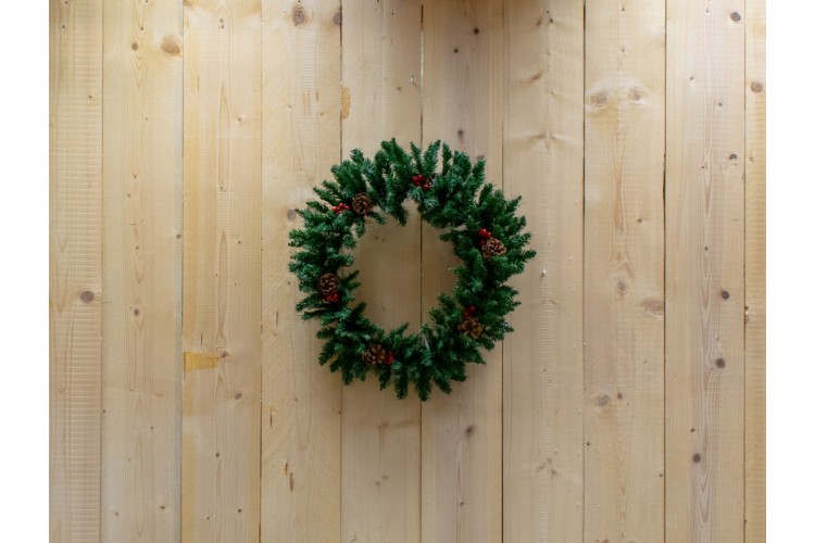 Πράσινο Στεφάνι Berries D.60cm