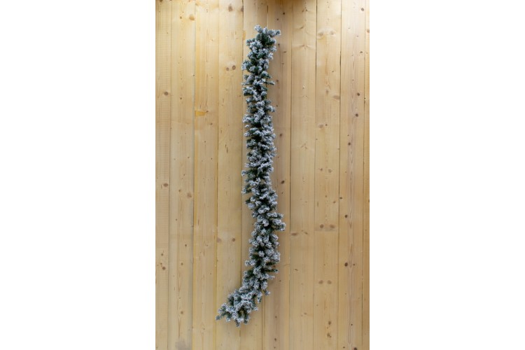 Γιρλάντα Sugar Pine Χιονισμένη 270cm 280tips D.28cm