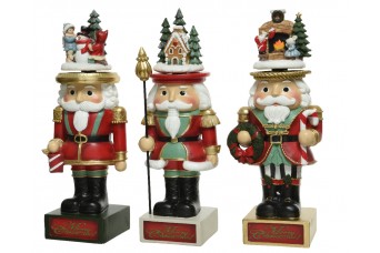 Μουσικό Κουτί Καρυοθραύστης Resin L11.50-w13.50-h36.00cm Classic