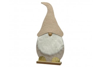 Νάνος/Ξωτικό Τσόχα L6.00-w29.50-h62.00cm Beige Tree Farm