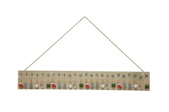 Advent Calendar Κρεμαστό L10-h70cm With Love
