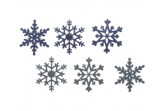 Νιφάδες Frozen Blue S/2 D.12.00cm Tree Farm